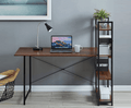 Ivan Computer Desk with four Storage Shelves