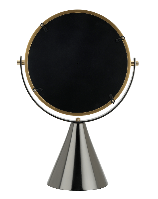 Shiny Black Coned Mirror