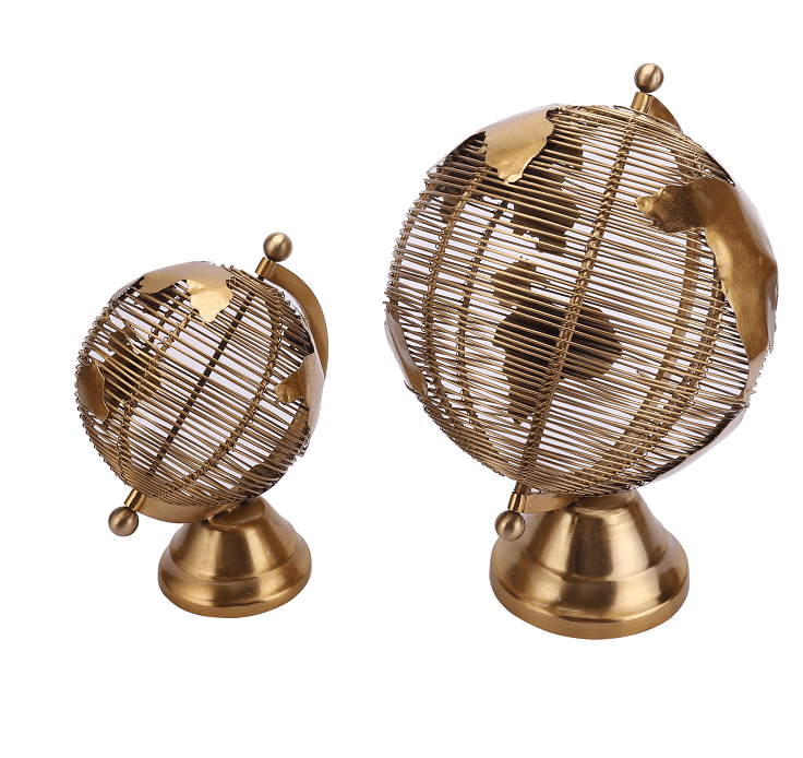 Solidarity Large gold  Globes.