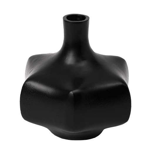 Verdant Metal Black Vase - Ouch Cart 