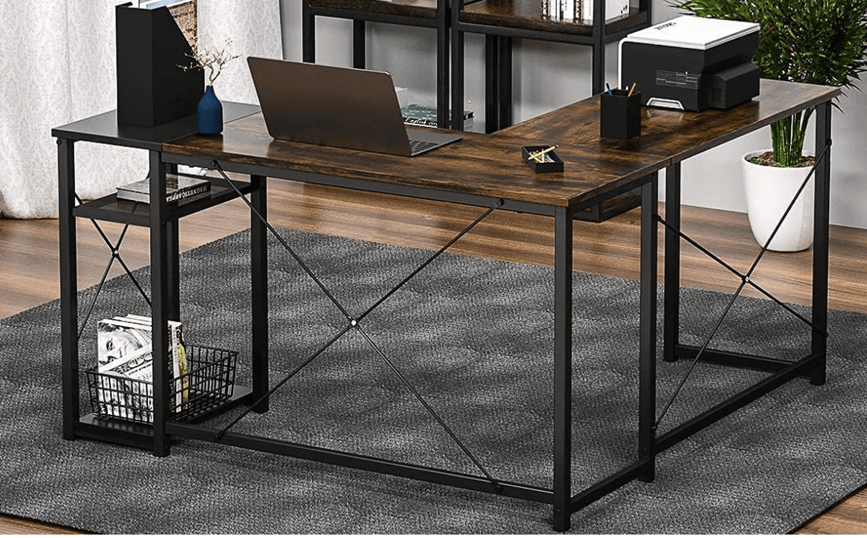 Blakely L Shaped Computer Desk 2 Person Table