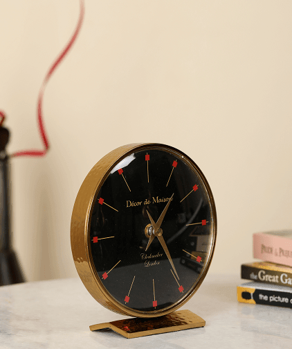 Minno Gold Table clock