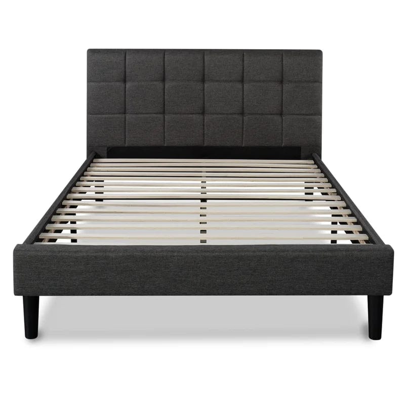 Cardington Padded Upholstered Bed Frame with Headboard
