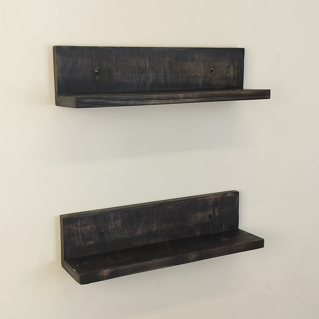 Casper set of 2 Wooden Wall Shelf Organiser