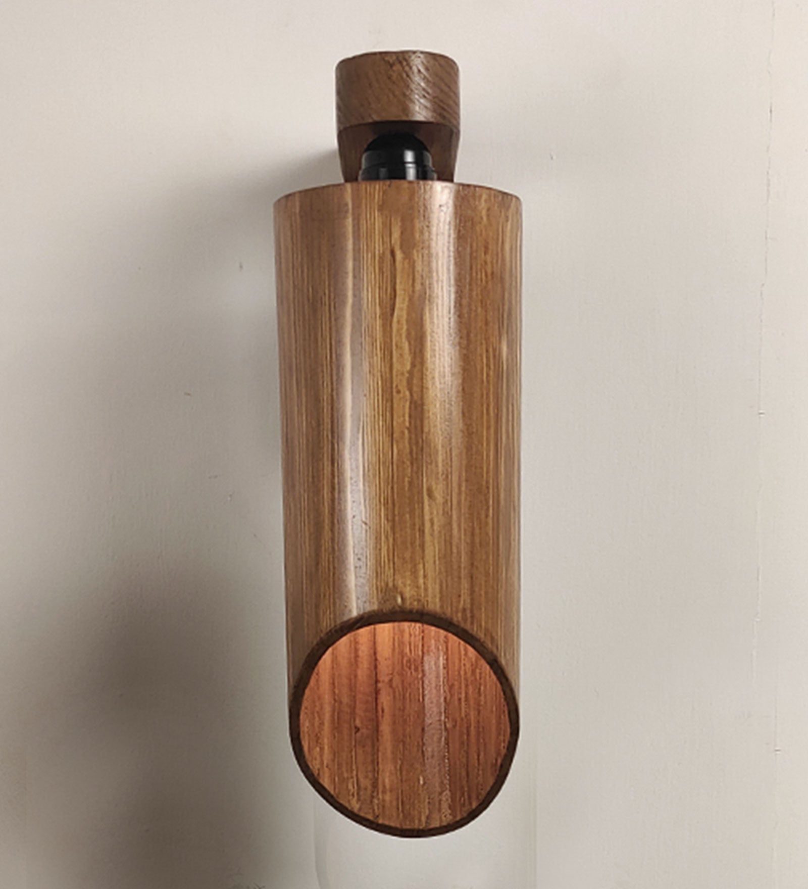 Cedar Brown Wooden Wall Light (BULB NOT INCLUDED)