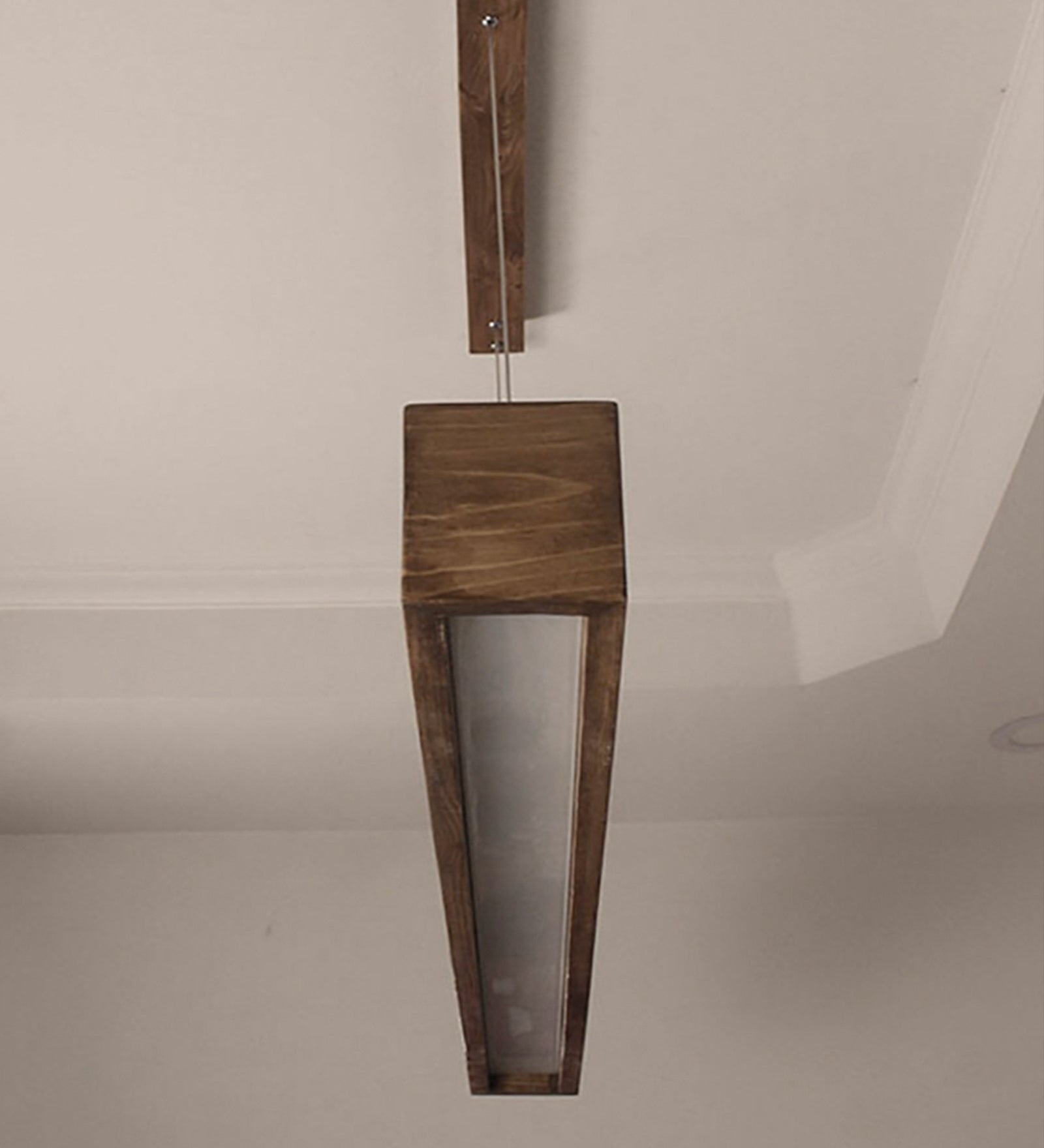 Clara 48 Brown Wooden LED Hanging Lamp