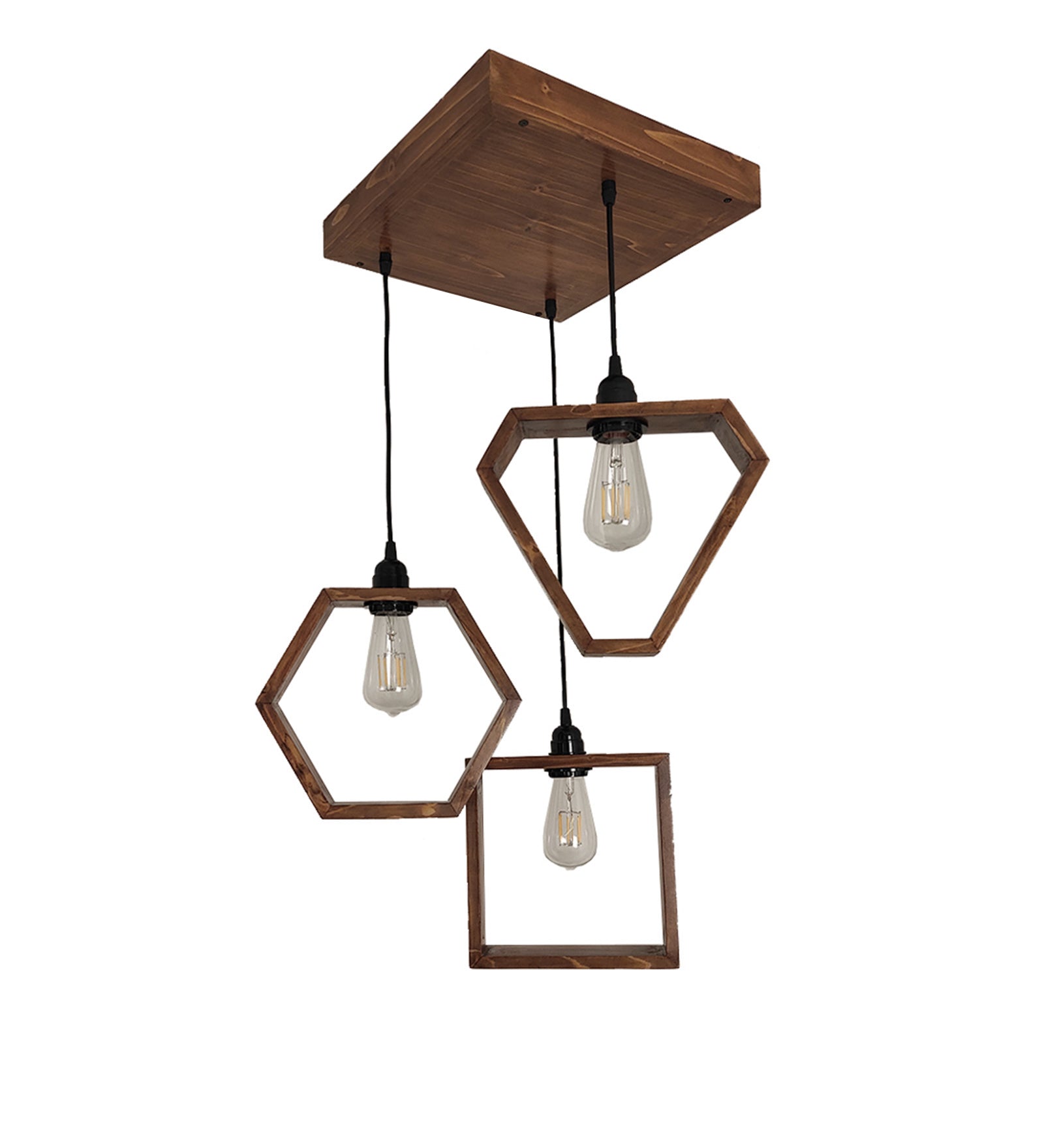 Clark Brown Cluster Hanging Lamp (BULB NOT INCLUDED)