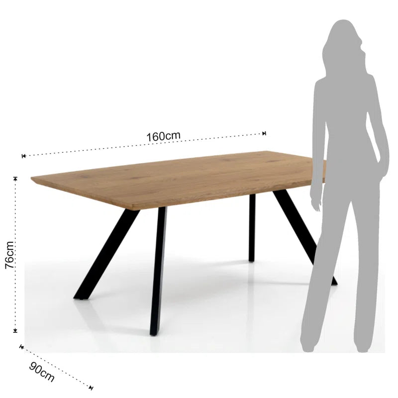 Skye Solid Oak Dining Table