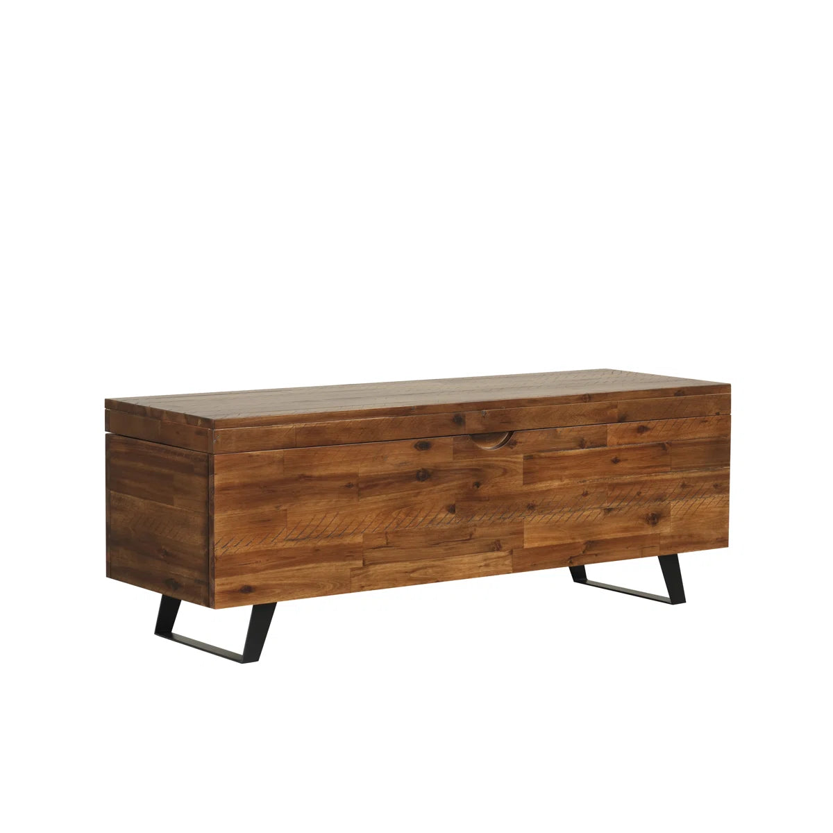 Solid Wood Storage Bench