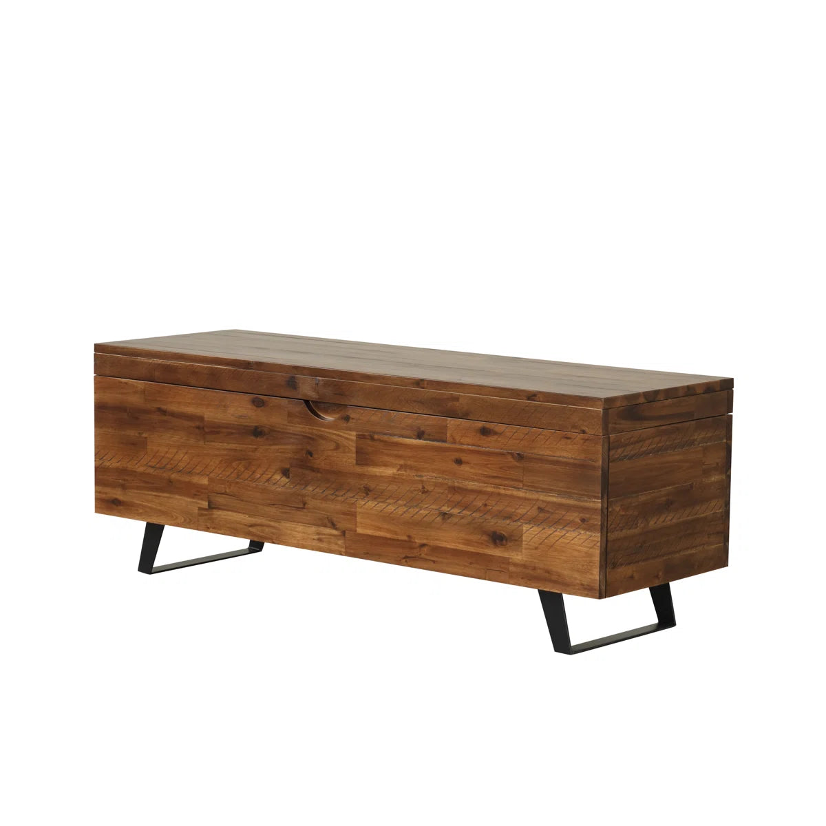 Solid Wood Storage Bench