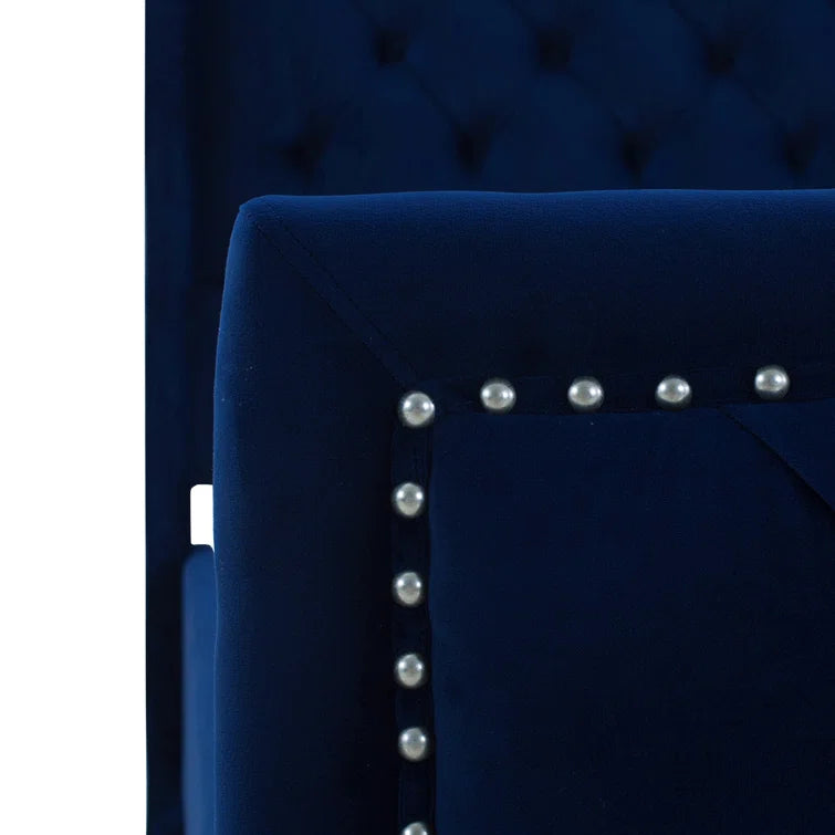 Coleman Upholstered Wingback Bed