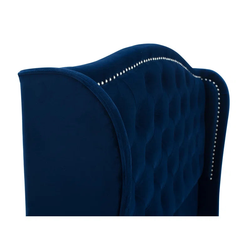 Coleman Upholstered Wingback Bed