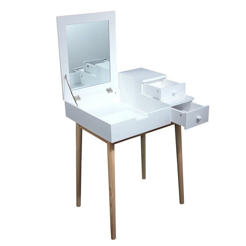 Norma Dressing Table with Mirror - Ouch Cart 