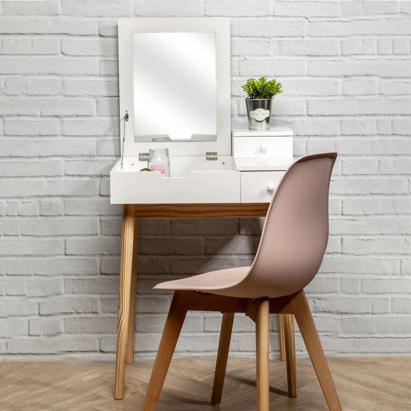 Norma Dressing Table with Mirror - Ouch Cart 