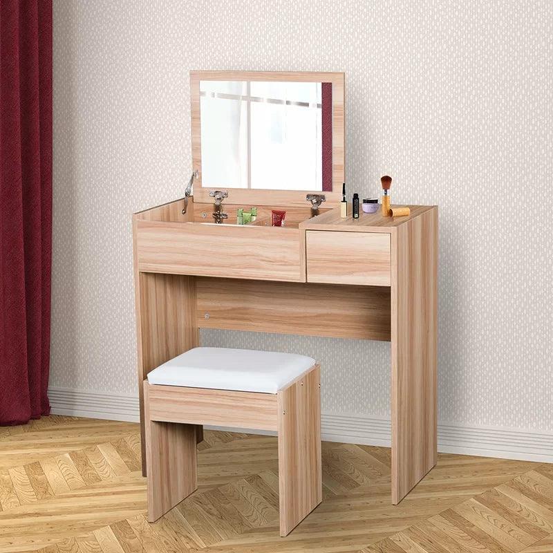Alice Dressing Table with Mirror - Ouch Cart 