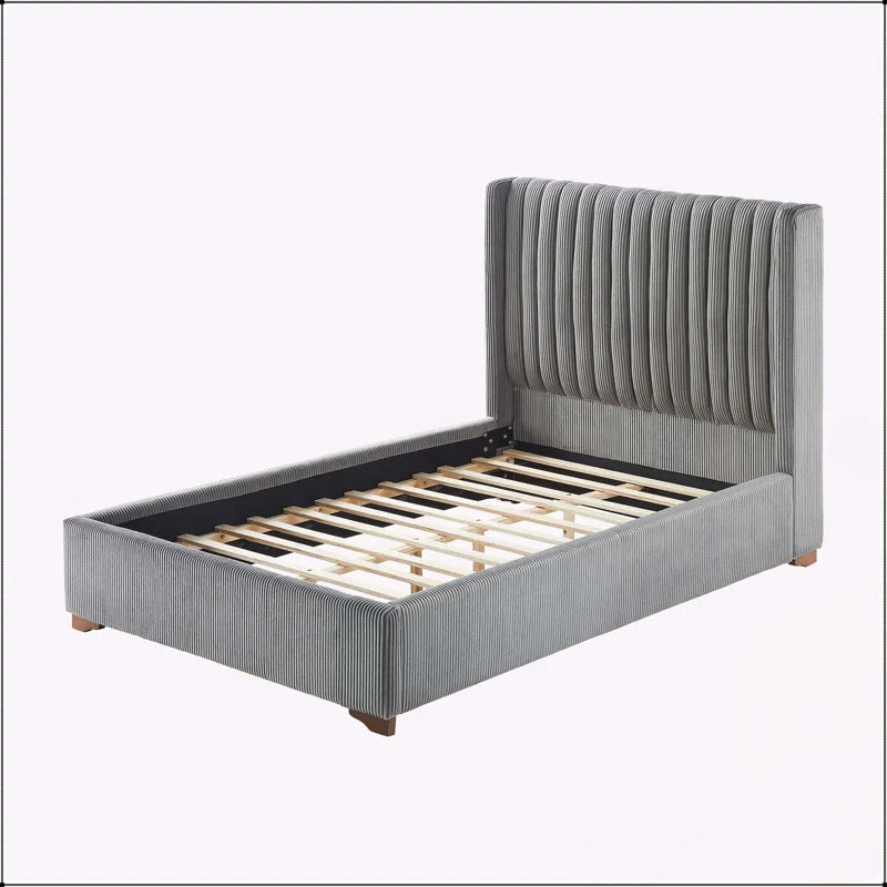 Corduroy Full Size Modern Design Bed