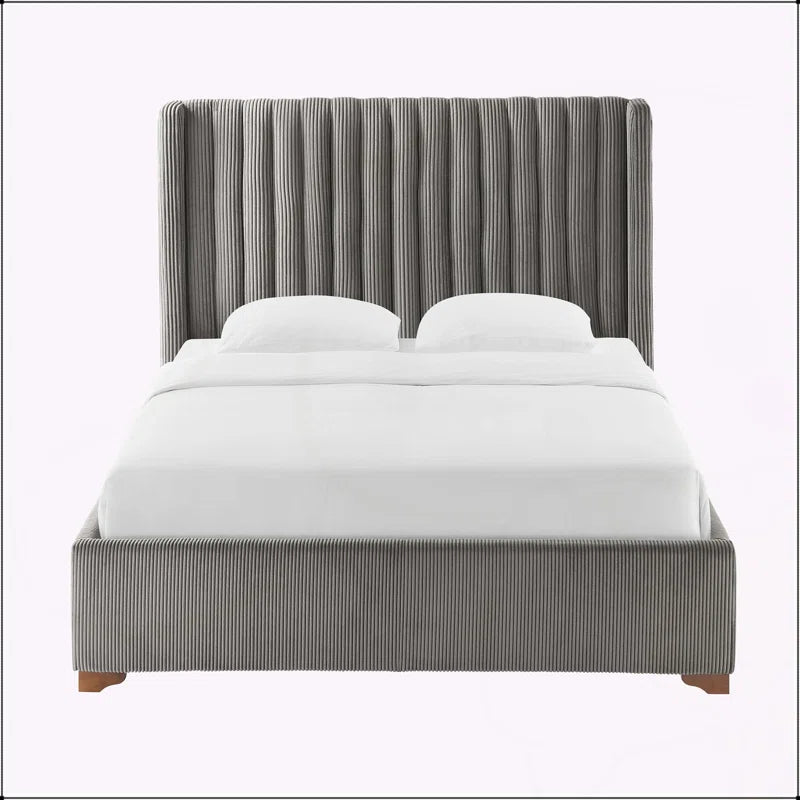 Corduroy Full Size Modern Design Bed