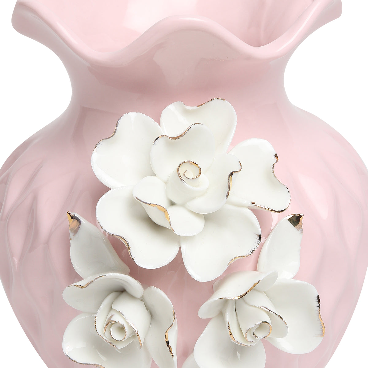 Margaux Fleur Porcelain Vase - Ouchcart