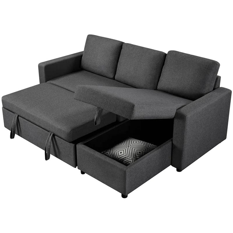 Daizha 2 - Piece Upholstered Corner Sofa Come Bed