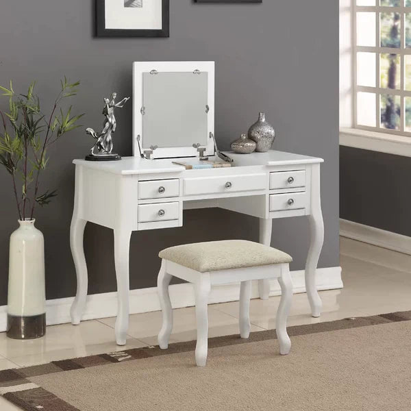 López Vanity dressing table with drawers