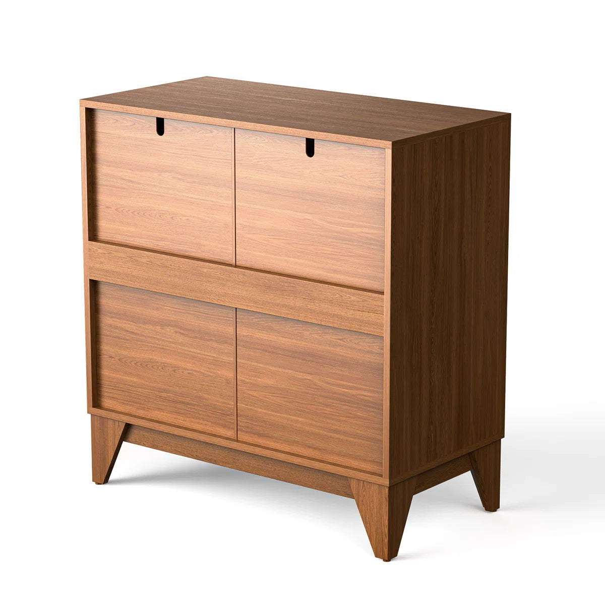 2 - Door Accent Cabinet With Adjustable Shelf