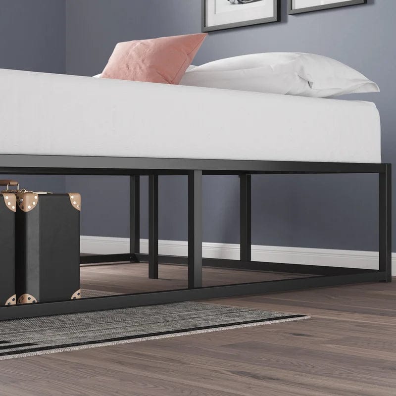 Dekker Minimal Metal Bed Frame - 35 cm High