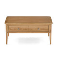 Mikaela Solid Wood Coffee Table with Storage
