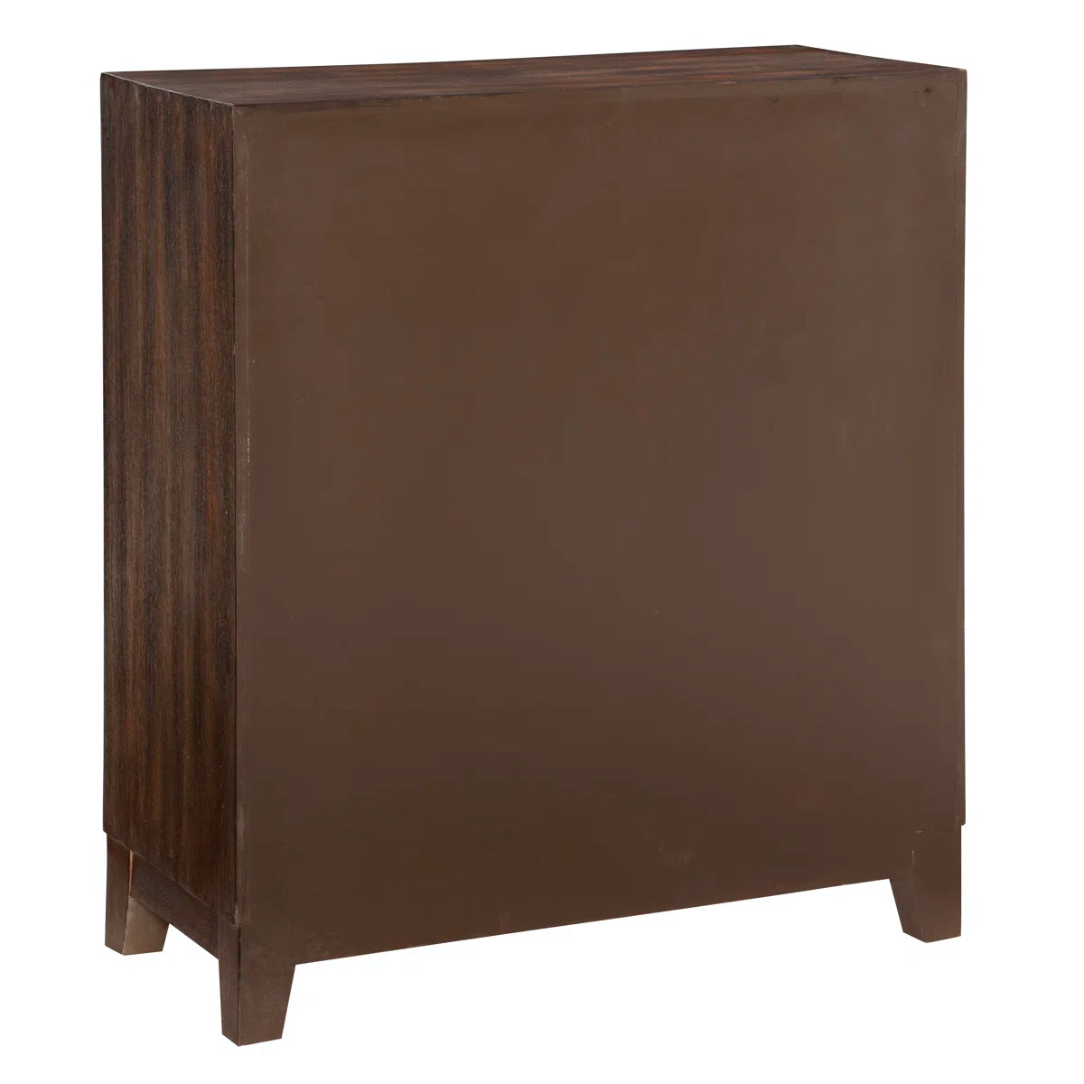 Dix Solid Wood Carved Detail Accent Cabinet