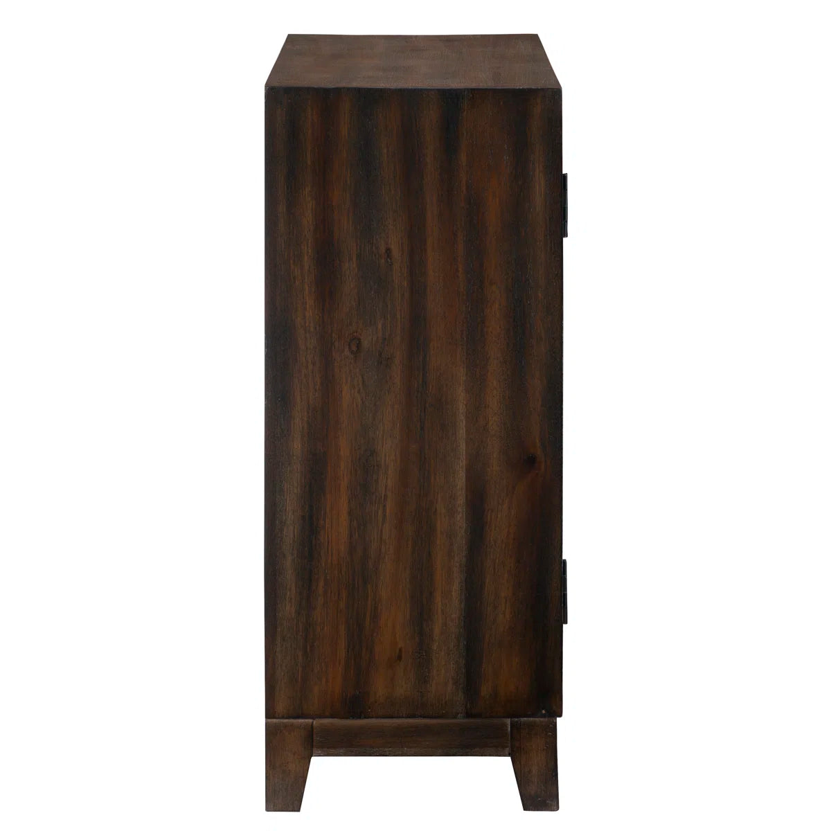 Dix Solid Wood Carved Detail Accent Cabinet - OUCHCART | Cabinet