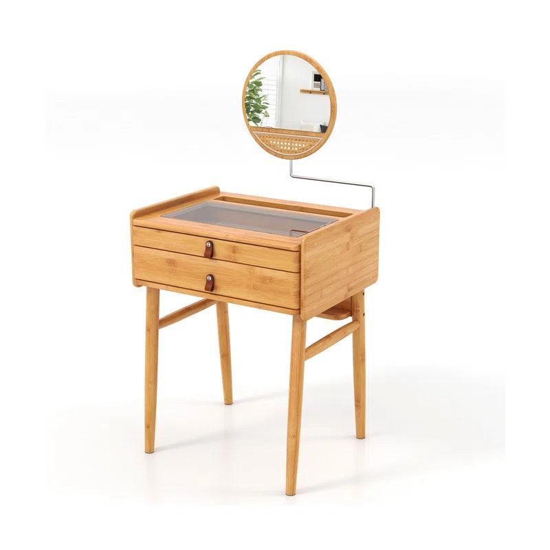 Hannah Dressing Table with Mirror - Ouch Cart 