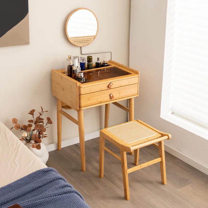 Hannah Dressing Table with Mirror - Ouch Cart 