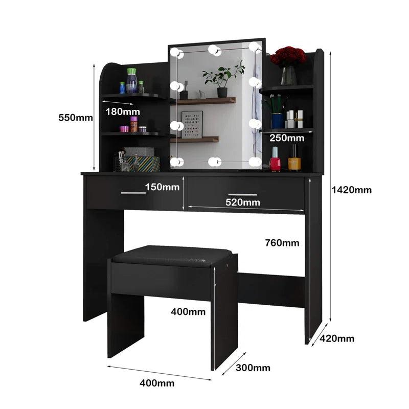 Sho Table with Mirror - Ouch Cart 