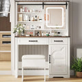 Ekleberry Vanity – Modern Makeup Desk Storage Drawers & Stylish Design
