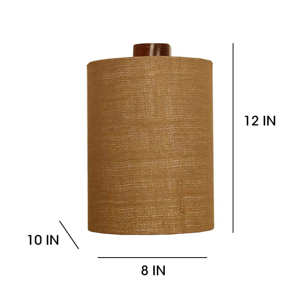 Gimli Brown Wooden Wall Light (BULB NOT INCLUDED)