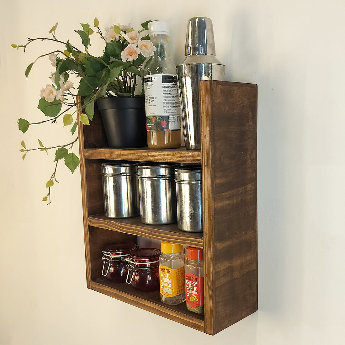 Emma Wooden Kitchen Storage Rack