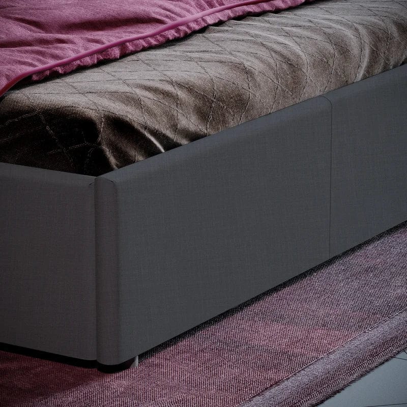 Enya Upholstered Ottoman Bed