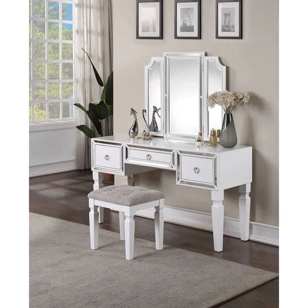 Tan Kim Vanity dressing table with mirror with stool