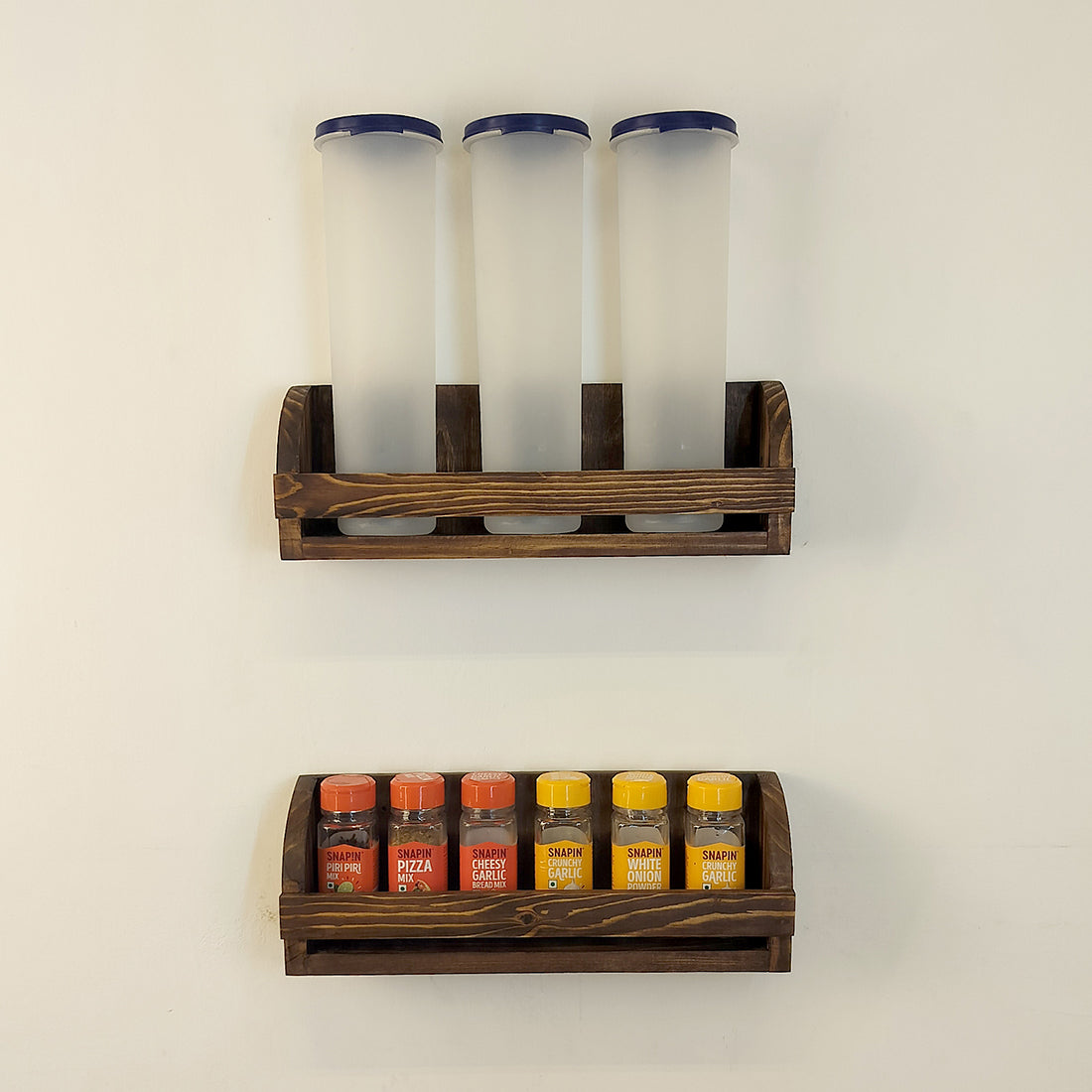 Erik set of 2 Wooden Wall Shelf Organiser - OUCH CART | Wall Shelves