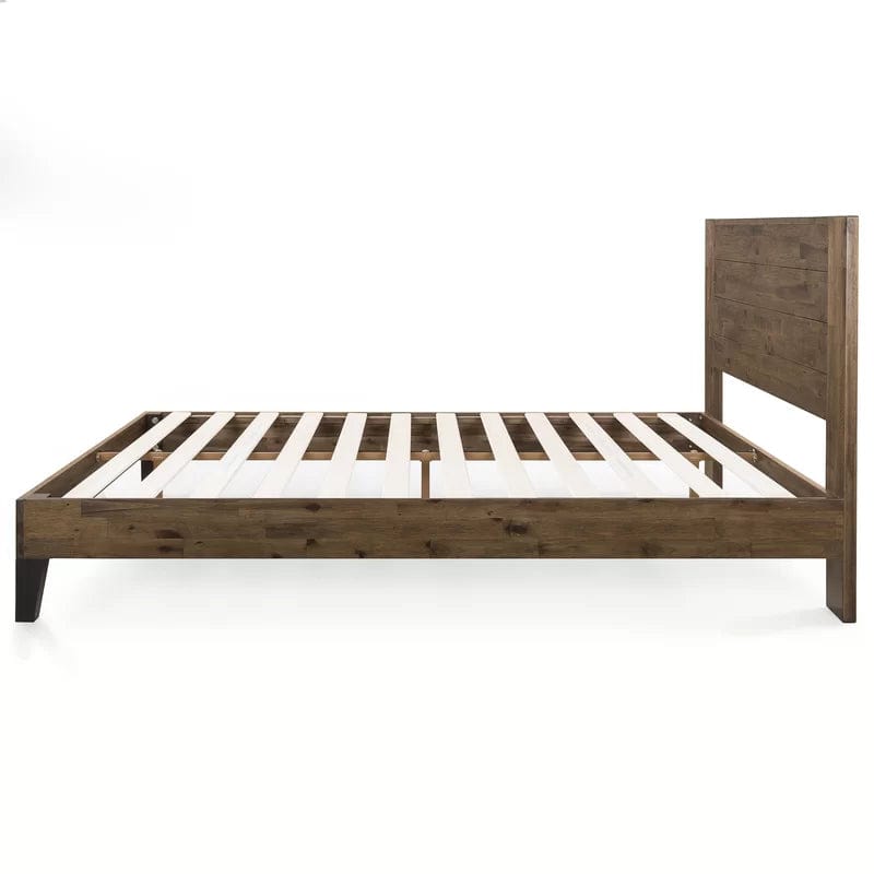 Evelyn Solid Wood Bed Frame with Headboard