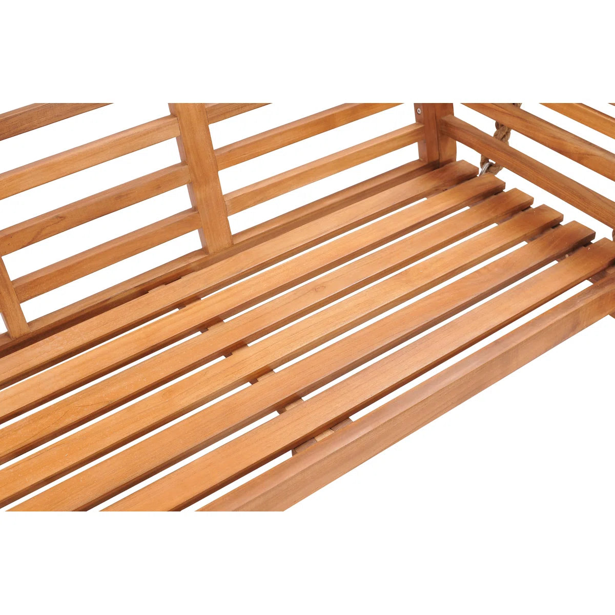 Ouch Cart Teak Wood Lutyens Style Porch Swing – Outdoor Garden Hanging Swing Bench (2-Seater / 3-Seater)