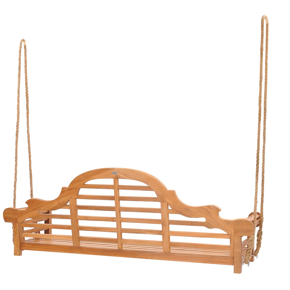 Ouch Cart Teak Wood Lutyens Style Porch Swing – Outdoor Garden Hanging Swing Bench (2-Seater / 3-Seater)