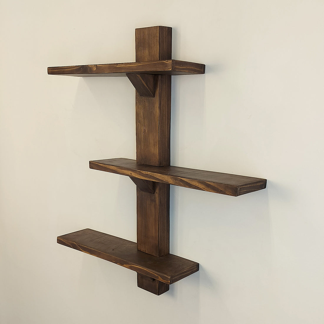 Felicia Wooden Wall Shelf Organiser