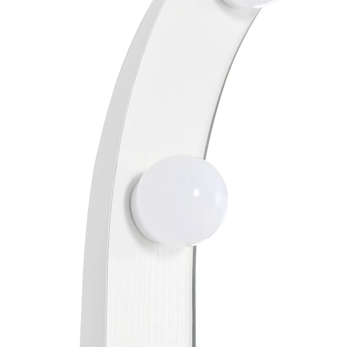 Wall-Mounted Floating Makeup Vanity – Mirror with 3-Color LED Lights, Power Outlet & Storage