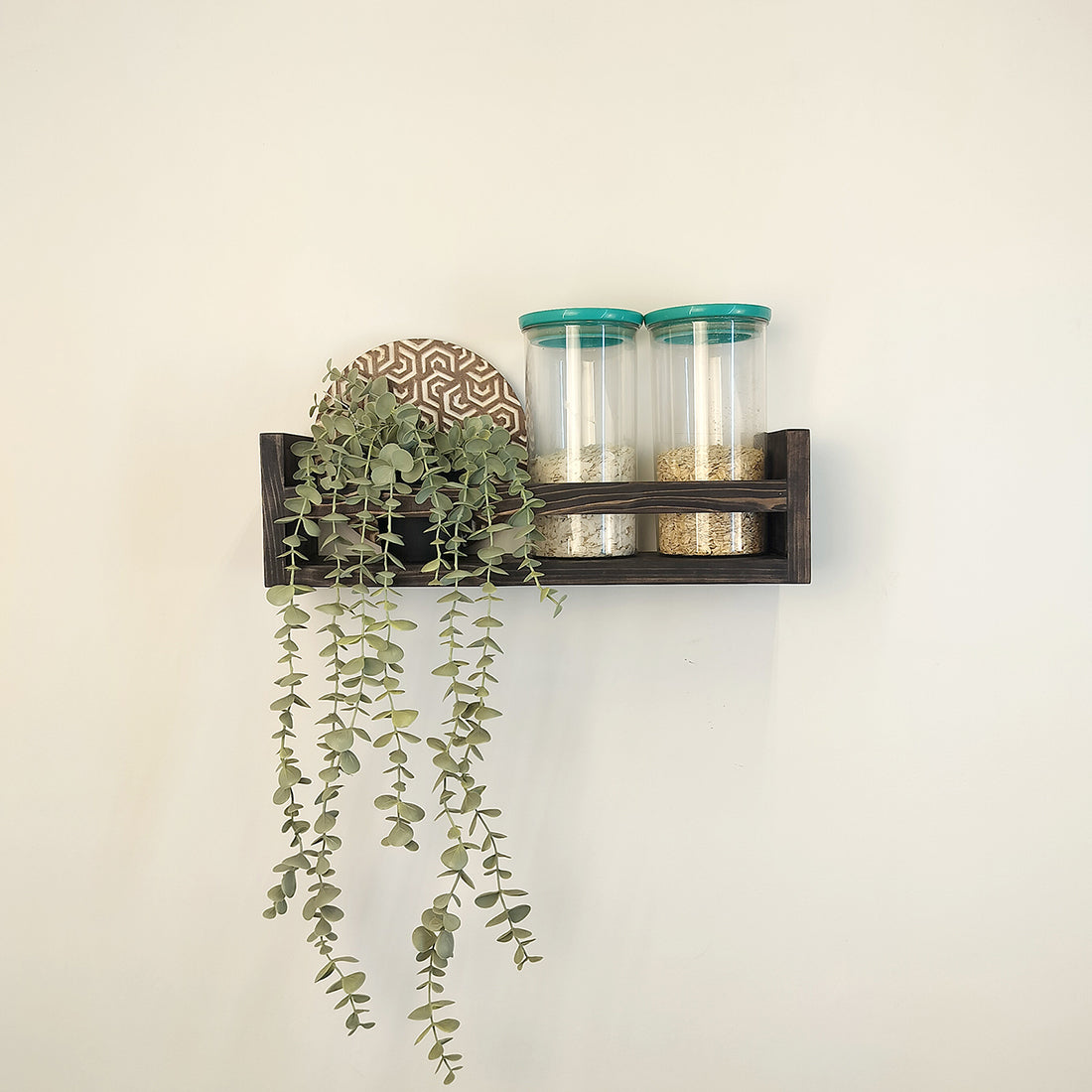 Fredrik Wooden Wall Shelf Organiser -OUCH CART | Wall Shelves