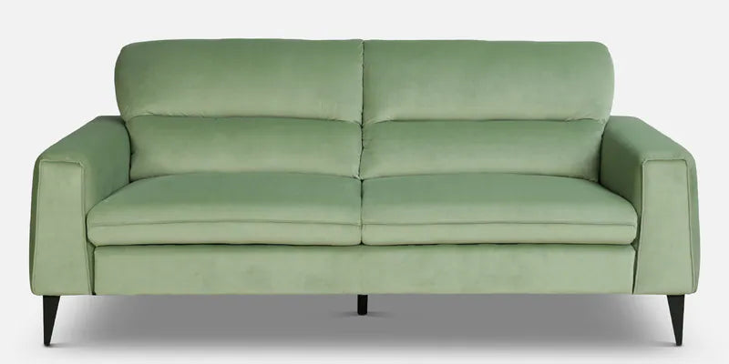 Velvet 3 Seater Sofa In Teal Green Colour