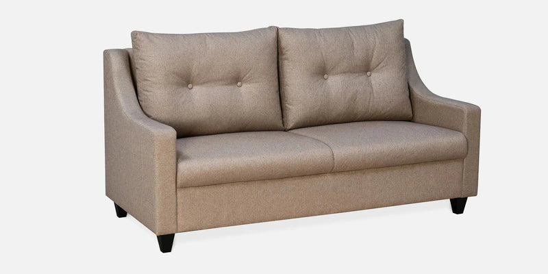 Fabric 3 Seater Sofa in Brown Colour