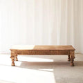 Emily Carved Solid Wood Coffee Table