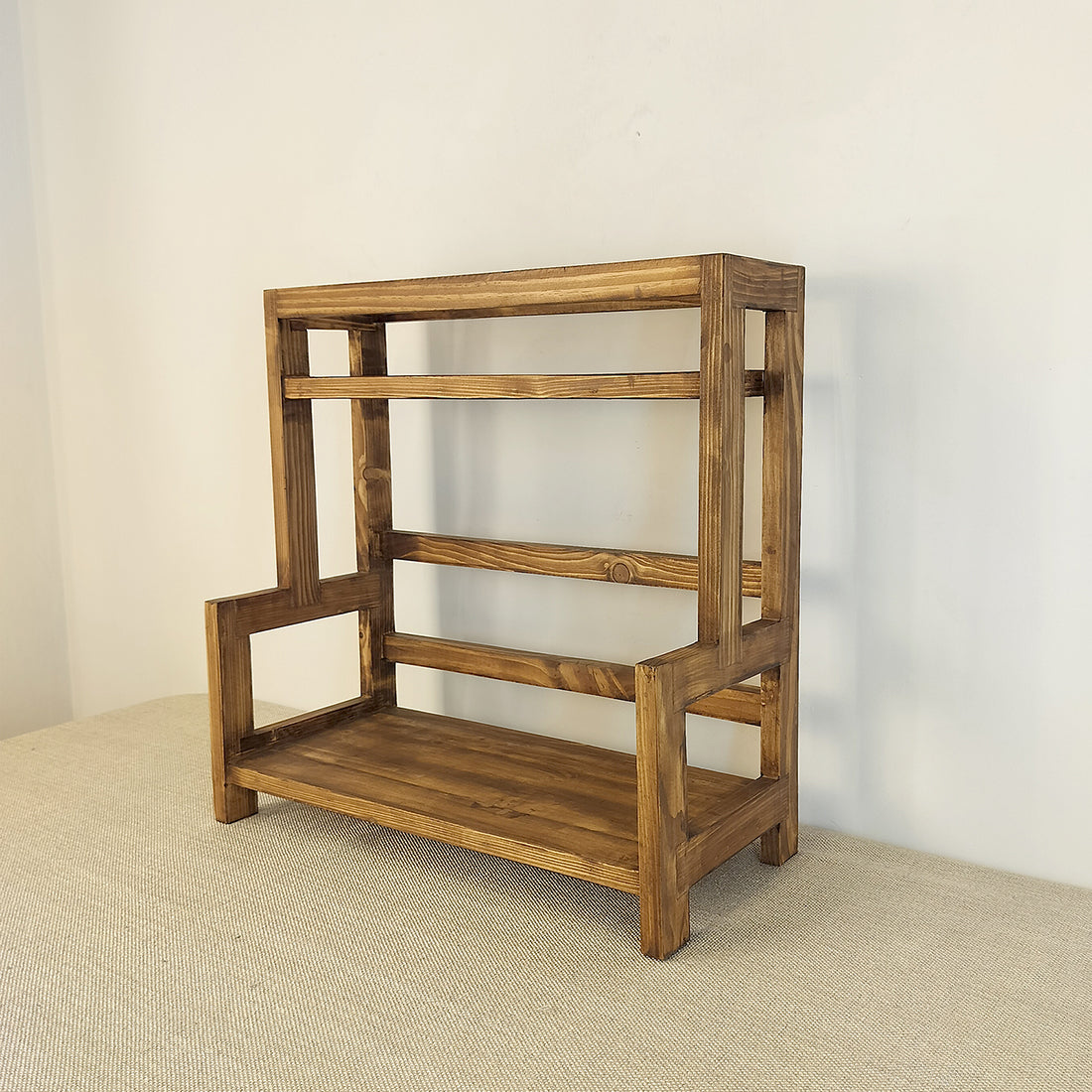 Hannah Wooden Kitchen Countertop Organiser