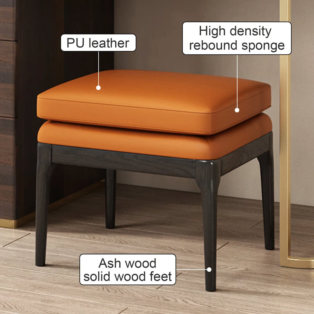 High-Quality Makeup Vanity Set with Glass Top, Built-In Power Outlet and Easy Assembly