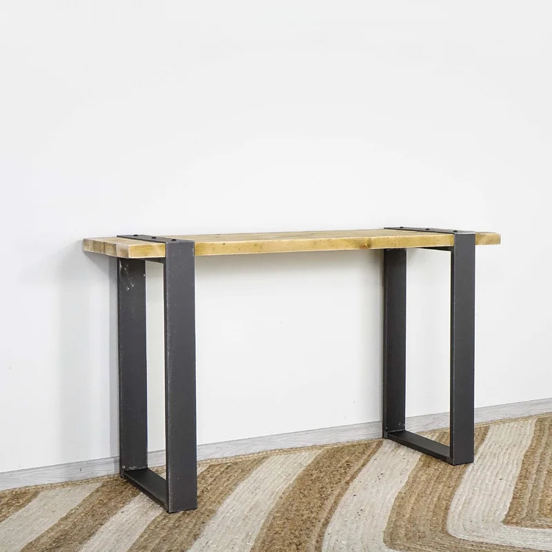 Silas Solid Wood Top Console Table